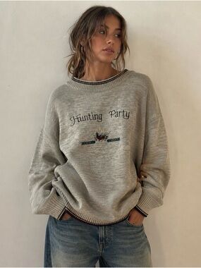 Vintage Oversized Crewneck Sweater